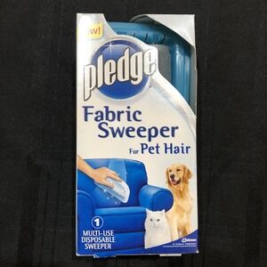 Pledge Pet Hair Fabric Sweeper Multi Use Disposable New